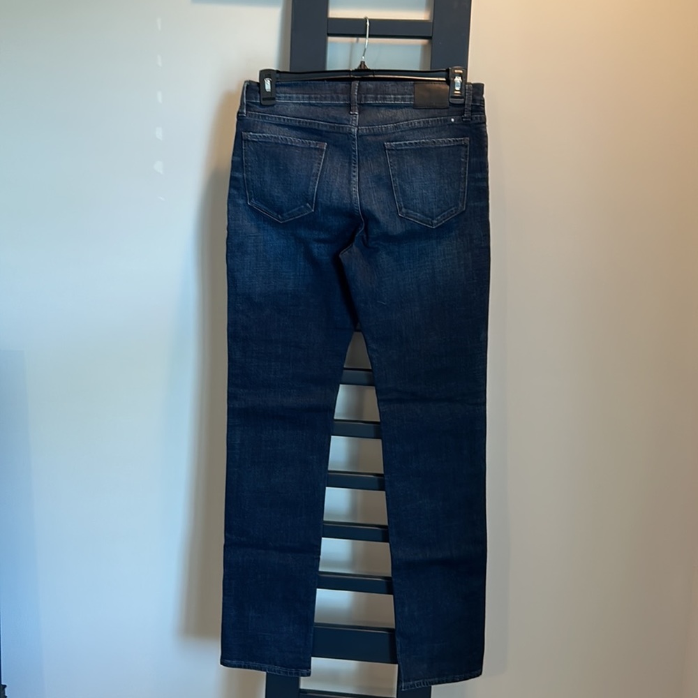 Lucky brand straight leg dark denim jeans size 10